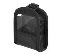 LLHCF Funda de transporte para transmisor de guitarra y bajo con correas antideslizantes y ventana de TPU transparente para actuaciones en escenario, accesorios de nailon TPU