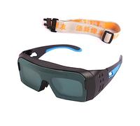LLHCF Gafas de soldadura de oscurecimiento automático, energía solar para soldadura eléctrica, soldadura de argón, corte y molienda, equipo de soldadura, gafas de soldadura, gafas protectoras de