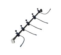 LLHCF Ganchos de pared ajustables de alta resistencia, paquete de 5 perchas de metal para decoración de Navidad para coronas de plantas, uso en interiores y exteriores, instalación rápida, regalo de