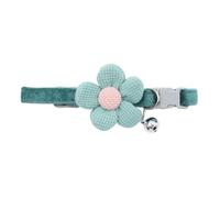 LLHCF Gargantilla de flores para decoración de cuello de mascotas, campanas de flores, collar de Navidad, joyería para mascotas, joyería para gatos