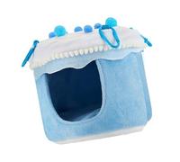 LLHCF Hamaca colgante para loro, cama de cría, nido pequeño, cálido, de invierno, con forma de pastel, para casa, cama de loro