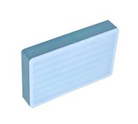 LLHCF Interlockings - Soporte para teclas de 3 capas con bandejas desmontables transparentes, base antideslizante para entusiastas de teclados, organizador de teclas transparente