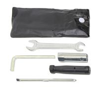 LLHCF Juego de 4 llaves para motocicleta, destornillador de acero para motocicleta, juego de llaves de extremo abierto, herramienta de mantenimiento para motocicleta