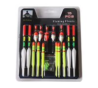 LLHCF Juego de aparejos flotadores de pesca, flotadores de pesca en el mar, flotadores verticales, boya Bobber, flotadores de varios tamaños, accesorios de tubo flotante
