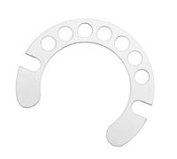 LLHCF Juego de espaciadores de auriculares de bicicleta de montaña de 1 a 5 mm, cuñas de metal para un ajuste preciso, arandelas espaciadoras de ciclismo de alta resistencia