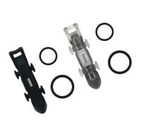 LLHCF Juego de fundas para anzuelos de pesca con anillos de goma para caña de pescar