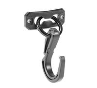 LLHCF Juego de ganchos y tornillos multifunción para tiendas de campaña, mochilas, cierres de paracaídas de doble extremo contra la influencia