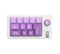 LLHCF K810 - Teclado pequeño de 12 teclas, intercambiable en caliente, teclado mecánico para juegos, macro y joystick