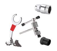LLHCF Kit de herramientas de extracción de volante de bicicleta de carretera, disyuntor de cadena, multiherramienta, bicicletas, manivelas, extractores, extractores, herramienta de mantenimiento