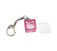 LLHCF Llavero translúcido colgante para probar interruptores mecánicos de teclado, herramienta de alivio del estrés con tecla DSA, 1 juego de 20 x 20 x 12 mm