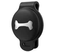 LLHCF Localizador de collar de perro de silicona para collar de mascotas, cubierta antipérdida para gatos, collares de perro, fundas de localización