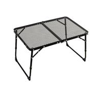 LLHCF Mesas plegables de camping con marco de aluminio, mesa plegable ligera, escritorio compacto para pesca y barbacoa
