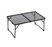 LLHCF Mesas plegables de camping con marco de aluminio, mesa plegable ligera, escritorio compacto para pesca y barbacoa