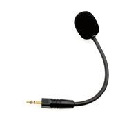 LLHCF Micrófonos de repuesto para auriculares H2002d integrados en espuma resistente al viento, tapones de 3,5 mm, captura de voz transparente, carcasa de metal, cubierta de micrófonos a prueba de