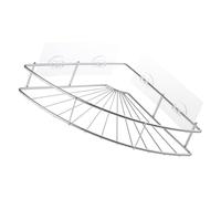 LLHCF Organizador de ducha de acero inoxidable que ahorra espacio, fácil instalación, estante de almacenamiento de baño, estante de esquina de pared, estante de cocina con ventosas
