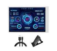 LLHCF Pantalla secundaria de metal de 3.5 pulgadas, panel USB C, configuración instantánea, herramienta de mejora visual dinámica, multifunción, configuración de pantalla doble, pantalla portátil