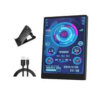 LLHCF Pantalla secundaria de metal de 3.5 pulgadas, panel USB C, configuración instantánea, herramienta de mejora visual dinámica, multifunción, configuración de pantalla doble, pantalla portátil