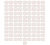 LLHCF Paquete de 100 tarjetas de exhibición de collares, tarjetas de clip para el pelo, elegantes tarjetas de embalaje para collares, tarjetas de joyería decorativas, textura de papel, tarjetas