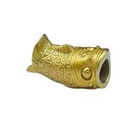 LLHCF Peces de latón con cuentas de paracaídas, paraguas, cuerda de cuerda, herramienta al aire libre, colgantes decorativos para entusiastas del camping, senderismo, accesorio, talla única, como se