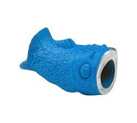 LLHCF Peces de latón con cuentas de paracaídas, paraguas, cuerda de cuerda, herramienta al aire libre, colgantes decorativos para entusiastas del camping, senderismo, accesorio, talla única, como se