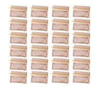 LLHCF Pequeñas bolsas de viaje para joyas, bolsas de franela protectoras suaves con PVC para objetos de valor, elegante, soporte para collares, aretes, solución de embalaje de joyas