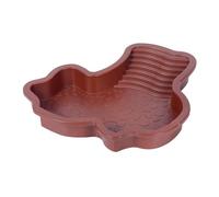 LLHCF Plato de alimentación de animales para reptiles, construcción de ABS, plato de agua poco profunda para tortugas, lagartos, tomando el sol y bandeja de alimentación