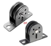LLHCF Polea de rodamiento silencioso para fitness, rueda ranurada en U, para levantamiento de equipos de entrenamiento, gimnasio en casa, accesorios deportivos, clips de metal, clips plegables