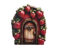 LLHCF Puerta de jardín de hadas en miniatura para tocones de árboles, decoración de casa, jardín, paisaje, decoración al aire libre