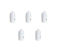 LLHCF Regadera automática para pájaros, portátil, con asa, fácil de llenar, dispensador automático de agua para jaula