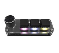 LLHCF RGB 3 teclas de programación macro, botón de copia, teclado mecánico para juegos