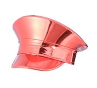 LLHCF Sombrero de cuero patentado para mujer, sombrero de fiesta novedoso para sargento capitán para fiesta de despedida de soltera