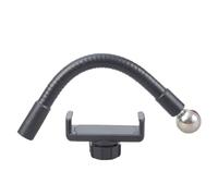 LLHCF Soporte ajustable de 360 grados para manguera de metal flexible para teléfono, enchufe de bola de rosca hembra de 1/4 para transmisión en vivo, accesorios de trípode de metal y plástico