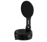 LLHCF Soporte ajustable para teléfono, base de succión al vacío para rotación estable de 360 grados, diseño plegable para coche