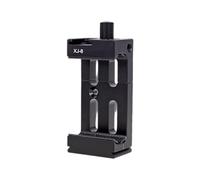 LLHCF Soporte de aleación de aluminio con extensión de zapata fría con abrazadera ajustable para teléfonos inteligentes, trípode para 60 y 90 mm, abrazadera de trípode de aluminio ligero