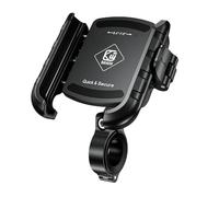 LLHCF Soporte de aluminio para teléfono de bicicleta, soporte para teléfono de motocicleta, manillar de bicicleta, soporte para teléfono eléctrico o ATV