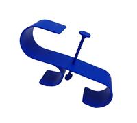 LLHCF Soporte de red para piscina para piscina, soporte para postes de tierra, colgador estable para skimmer telescópico, estante de almacenamiento lateral de piscina