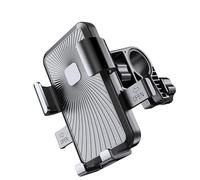 LLHCF Soporte de teléfono ajustable a prueba de golpes para motocicleta, antivibraciones, para dispositivos de 4.7 a 7.2 pulgadas, soporte para teléfono de motocicleta y scooter