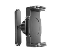 LLHCF Soporte de teléfono con base de metal antideslizante con imanes fuertes, rotación de 360 grados, para equipos de fitness, camiones, cajas de herramientas, soporte de teléfono para gimnasio