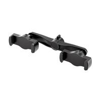 LLHCF Soporte doble para teléfono con cabezal esférico para uso simultáneo de dos smartphones de 4.5 y 7 pulgadas, ajustable 360 grados para varias escenas, doble montaje