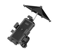 LLHCF Soporte giratorio de 360 grados para motocicleta, para teléfono móvil, para manillar/retrovisor