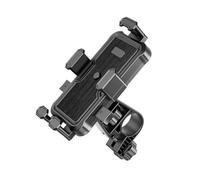 LLHCF Soporte giratorio de 360 grados para motocicleta, para teléfono móvil, para manillar/retrovisor