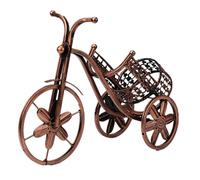 LLHCF Soporte para botellas de vino de escritorio de 3 ruedas para coche, soporte de botella independiente para almacenamiento de vino de metal