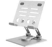 LLHCF Soporte plegable de metal para múltiples tabletas, soporte giratorio, estable y elegante, soporte para tabletas de teléfono