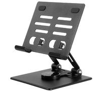 LLHCF Soporte plegable de metal para múltiples tabletas, soporte giratorio, estable y elegante, soporte para tabletas de teléfono