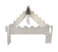 LLHCF Soporte plegable para estufa, soporte plegable para quemador de picnic de acero inoxidable, soporte triangular para cocina al aire libre, soporte de cruz