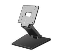 LLHCF Soporte portátil para monitor con capacidad para hasta 6,5 kg, soporte plegable de metal para pantalla de 13 a 27 pulgadas, soporte ajustable para monitor que ahorra espacio