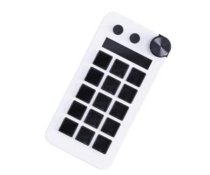 LLHCF StreamDeck - Teclados visuales en miniatura, botón LCD, controlador de transmisión en vivo, programación de juegos, teclado personalizable para PC, teclados visuales