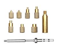 LLHCF Surtido completo de puntas de soldadura para impresoras TS100, 8 tamaños diferentes, juego de calor, reparación de dispositivos, placa de desarrollo, puntas de soldadura electrónica