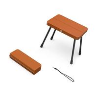 LLHCF Taburete plegable portátil para camping, peso ligero, reposapiés, taburetes cómodos para camping, pesca, senderismo, viajes, taburetes pequeños