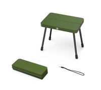 LLHCF Taburete plegable portátil para camping, peso ligero, reposapiés, taburetes cómodos para camping, pesca, senderismo, viajes, taburetes pequeños